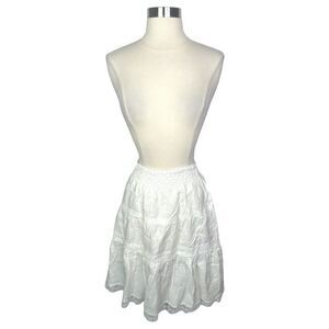 Gold Hawk x Anthropologie Rosie Linen Short Skirt - Size Large - Dove